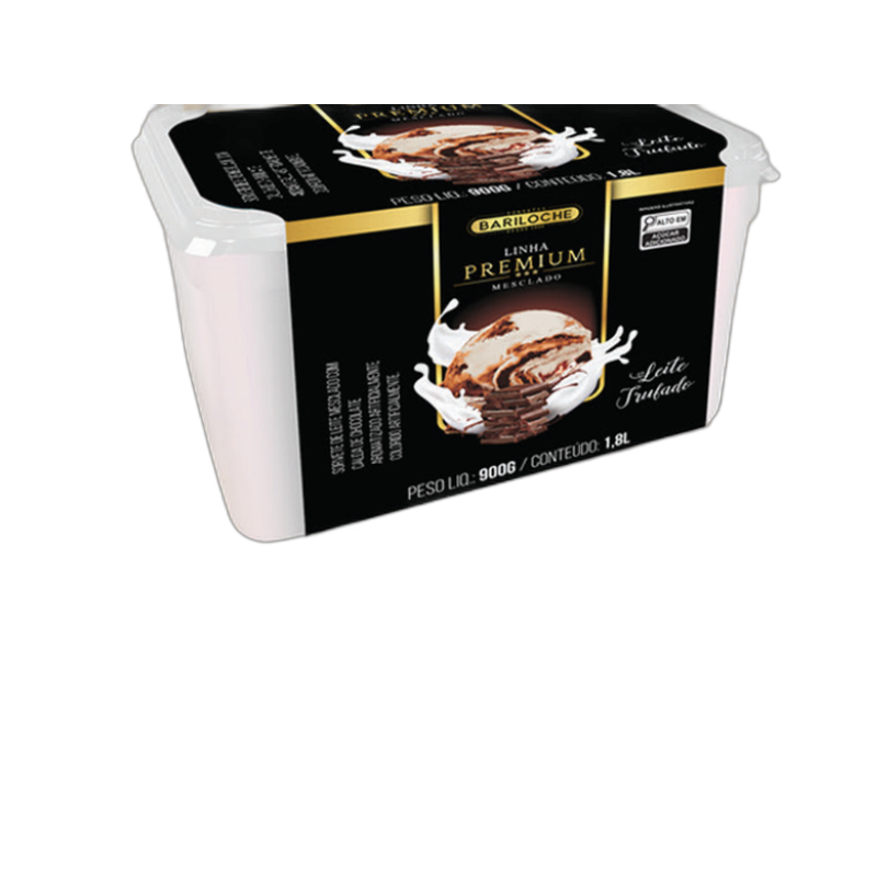 Sorvete Mesclado Leite Trufado 1,8L